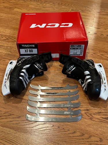 CCM Tacks XF 80 Hockey Skates Size 1.5 New