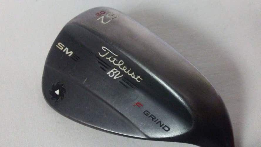 Titleist Vokey SM6 Gap Wedge 52* 08* (Jet Black, F Grind) Golf