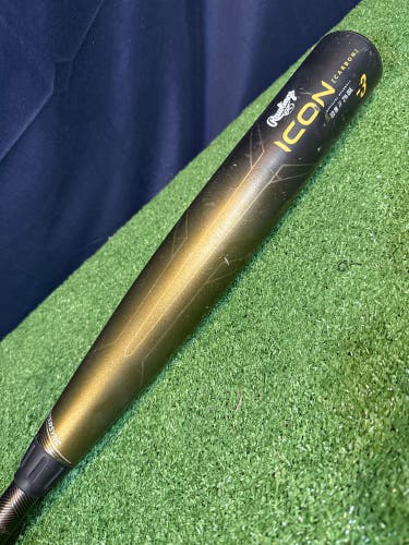 2023 Rawlings Icon Composite BBCOR Certified (-3) 33"/30oz Bat (Used)