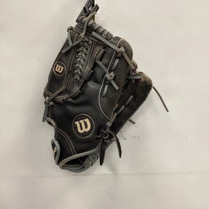 Used Wilson A360 RH Throw Fastpitch Gloves Black 13" 11851-S000037582