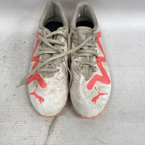 Used Puma Soccer Cleats White Junior 04.5 11851-S000037574