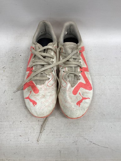 Used Puma Soccer Cleats White Junior 04.5 11851-S000037574