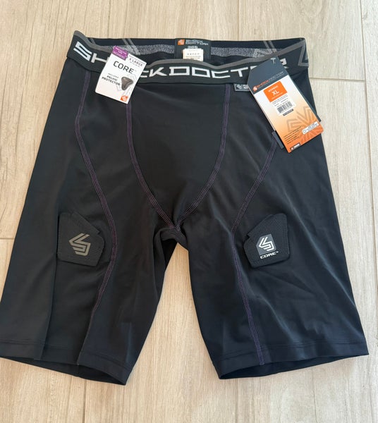 Shock Doctor CORE Women’s Compression Hockey Short w/ Pelvic Protector - NEW/LAST FIVE