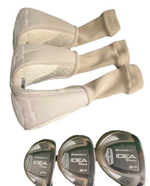 Adams IDEA A12 OS Fairway Wood Set 3w,5w,7w RH 45g HL Ladies Flex Nice Grips HCs