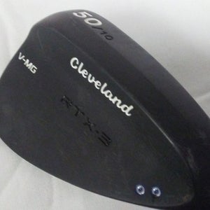 Cleveland RTX-3 Gap Wedge 50* 10* (Black Satin, Steel, 2-Dot, V-MG) GW