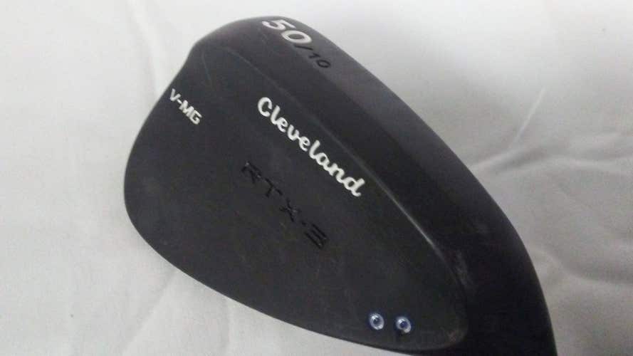 Cleveland RTX-3 Gap Wedge 50* 10* (Black Satin, Steel, 2-Dot, V-MG) GW