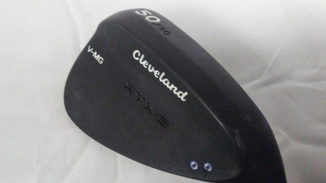 Cleveland RTX-3 Gap Wedge 50* 10* (Black Satin, Steel, 2-Dot, V-MG) GW