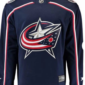 New Columbus Blue Jackets Youth L/XL Home Breakaway Jersey