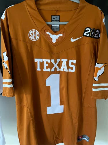 Texas Longhorns College Football Jersey Xavier Worthy Kansas City Chiefs Large