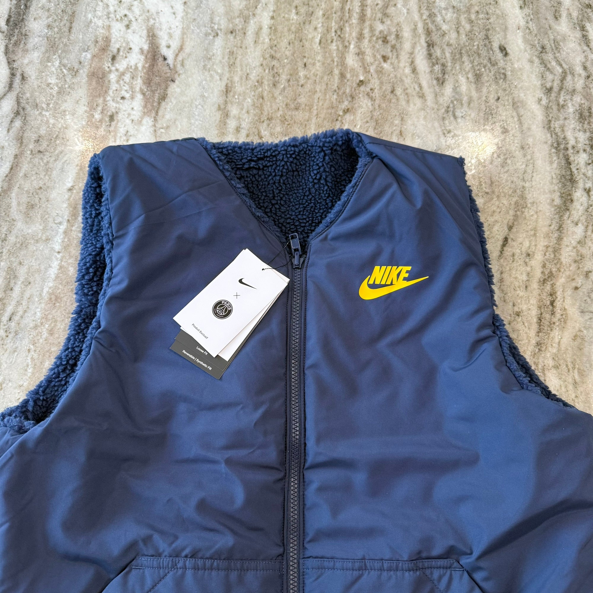 nike therma full zip winterized vest