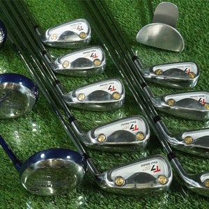 MEN’S FULL 13pc. GOLF SET,  T7 BETA 3-PW,SW, SUPERSONIC GOLF 1W,3W,5W,PUTTER RH