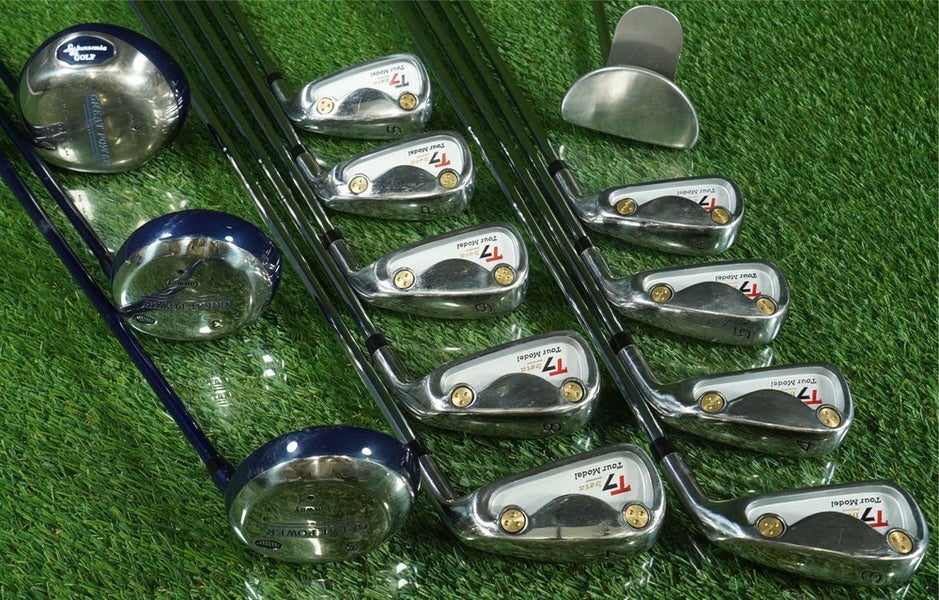 MENS FULL 13pc. GOLF SET,  T7 BETA 3-PW,SW, SUPERSONIC GOLF 1W,3W,5W,PUTTER RH