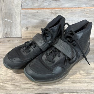 Nike Air Force Max Black /Black-Anthra Basketball Shoes AR0974-003 Mens Size 8.5