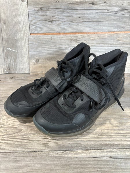 Nike Air Force Max Black /Black-Anthra Basketball Shoes AR0974-003 Mens Size 8.5