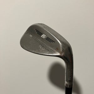 Men's Titleist Titleist Vokey SM9 Raw Right Handed Wedge Stiff Flex 50 Degree Steel Shaft (Used)