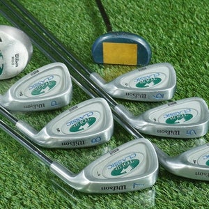 WILSON TOUR CLASSIC 8pc. MENS STARTER GOLF SET 4-8,PW,1W,PUTTER STANDARD FLEX RH