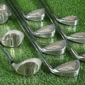 SQUARE TWO, HEAD & COBRA HOT FORGED 10pc. MENS GOLF SET 3-9,1W,3W,5W ~ WOW!!