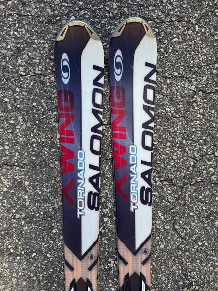Men's Salomon X WING 170 cm All Mountain Skis With Bindings Max Din 12 (Used)