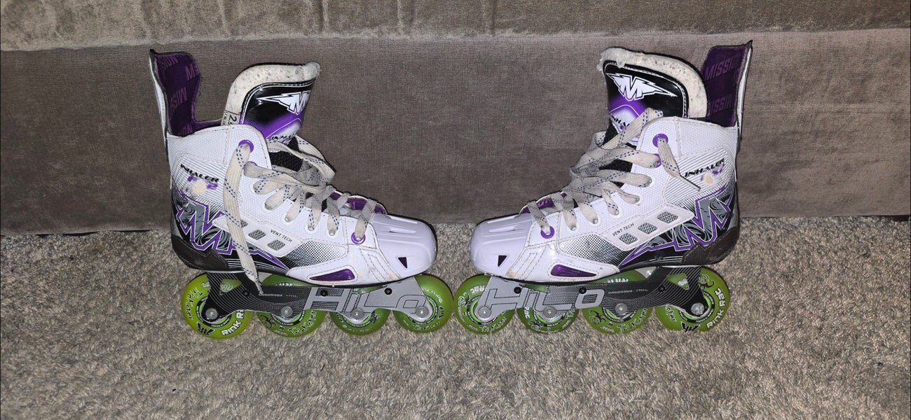 Bauer Mission Inhaler FS2 Inline Roller Hockey Skate - Junior Size 3
