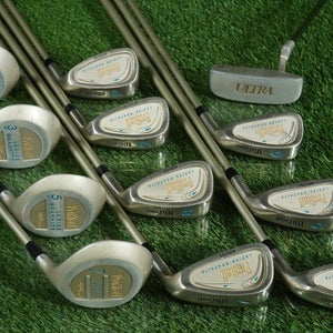 WILSON PRO STAFF LADIES 12pc. GOLF SET 4-PW,1W,3W,5W,7W,PUTTER WOMEN'S RH ~ WOW!