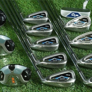 ACER XK DRAW 13pc. MENS GOLF SET 3-PW,SW,1W,3W,5W, & NUGO NE PUTTER RH ~ LOOK!!