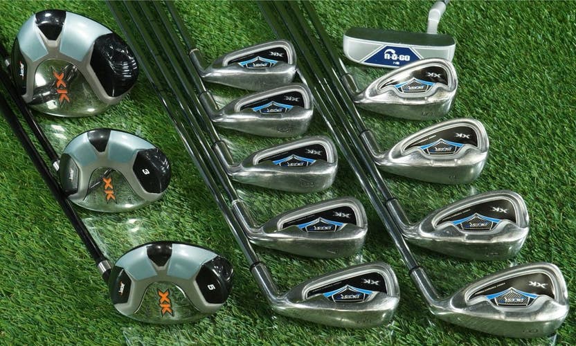 ACER XK DRAW 13pc. MENS GOLF SET 3-PW,SW,1W,3W,5W, & NUGO NE PUTTER RH ~ LOOK!!