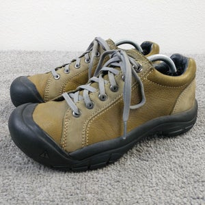 Keen Presidio Womens Size 8 Shoes Hiking Sneakers Brown Leather Low Top Lace Up