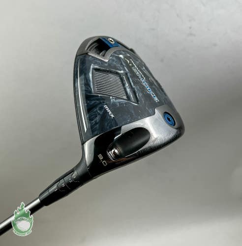 RH Callaway Paradym Ai-Smoke Max Driver 9* 65g Regular Flex Graphite Golf Club