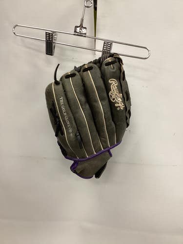Used Rawlings STORM BB/SB Glove RH Throw Black 12" 11851-S000037372