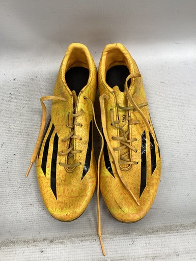 Used Adidas F 30 Soccer Cleats Yellow Senior 10 11851-S000037377
