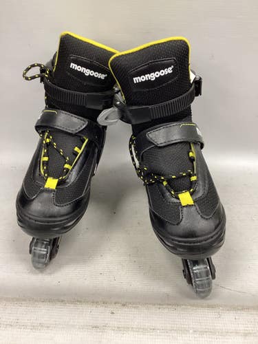 Used Mongoose ROLLERBLADES Junior Rec Fitness Skates Black Adjustable 11851-S000037560