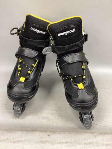 Used Mongoose ROLLERBLADES Junior Rec Fitness Skates Black Adjustable 11851-S000037560