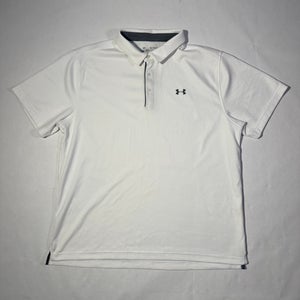 White XXL Men's Under Armour Shirt (Used)