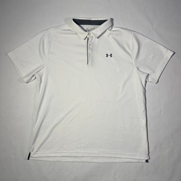 White XXL Men's Under Armour Shirt (Used)