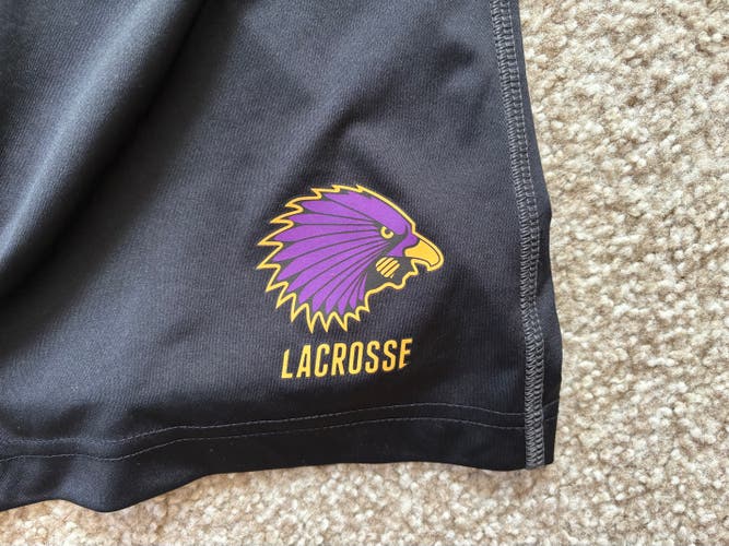 Iroquois Nationals Haudenosaunee Lacrosse Team Issued Black Large Men's Nike Shorts