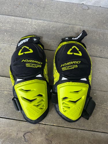 Leatt Knee Protector Guard 3DF Hybrid Black Lime Adult L/XL Green K Type A