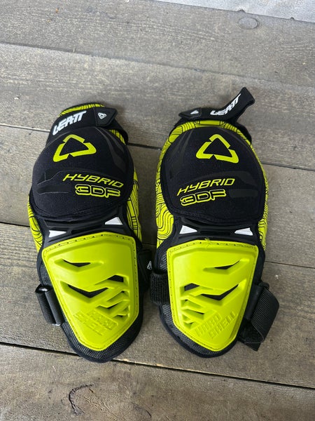 Leatt Knee Protector Guard 3DF Hybrid Black Lime Adult L/XL Green K Type A