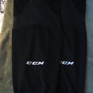 CCM SX6000 Senior Socks with Velcro Custom Length 27.5" Black