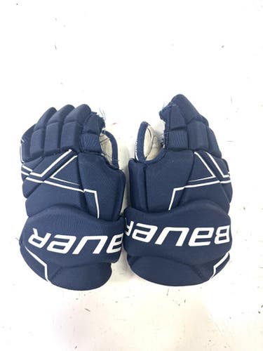 Used Bauer X Junior Gloves Navy Blue 12" 11860-C000297483