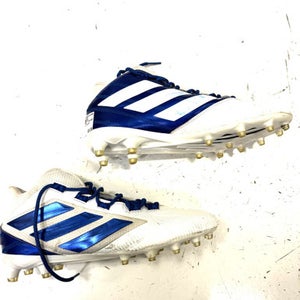 Used Adidas Adult FB Cleats White Senior 13 11860-C000297486