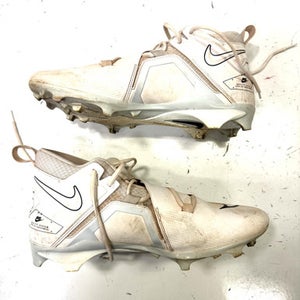 Used Nike Adult FB Cleats White Senior 14 11860-S000297480