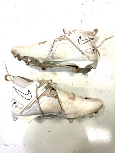 Used Nike Adult FB Cleats White Senior 14 11860-S000297480