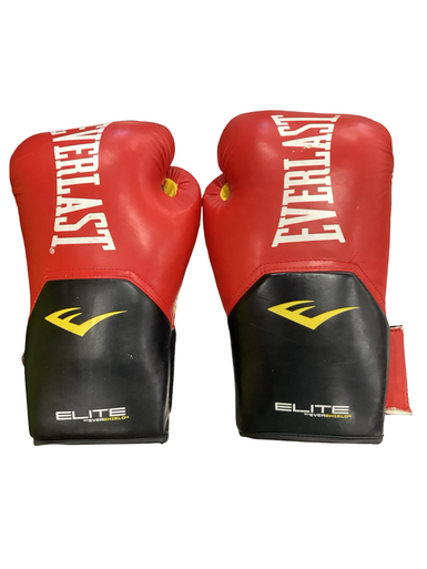Used Everlast ELITE Boxing Gloves Red MD 11613-S000167591
