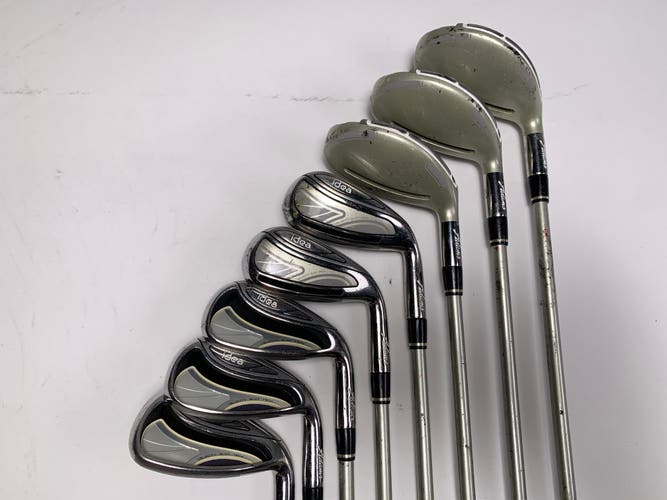 Adams 2014 Idea Womens Hybrid/Iron Set 4-PW+SW Grafalloy Idea Womens Ladies RH