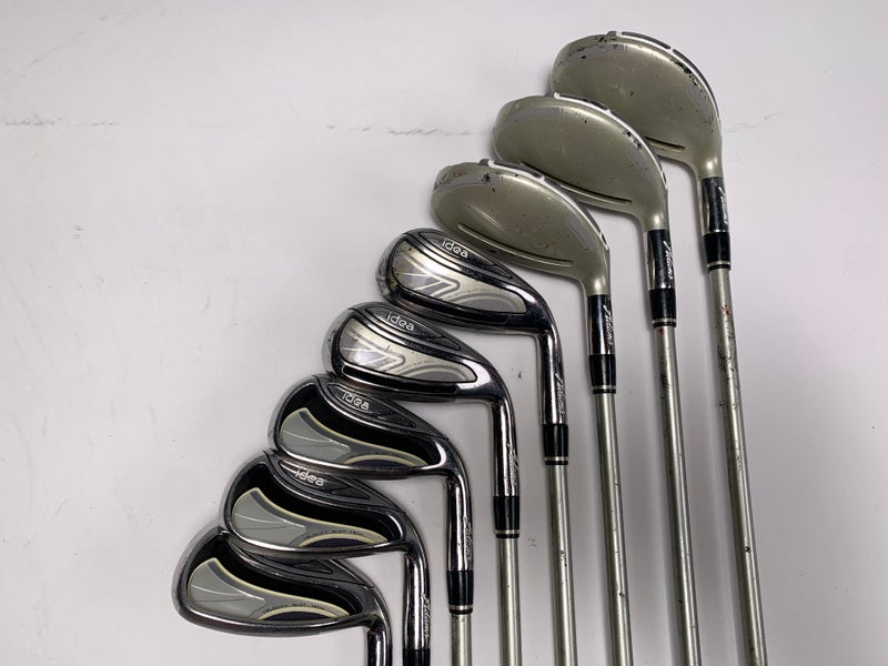 Adams 2014 Idea Womens Hybrid/Iron Set 4-PW+SW Grafalloy Idea Womens Ladies RH