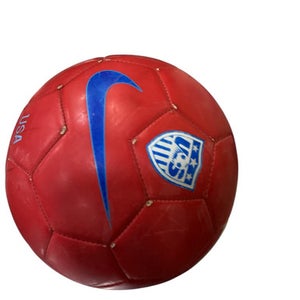 Used Nike USA All Size Soccer Ball Red 5 11884-S000052293