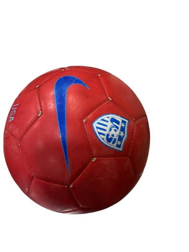 Used Nike USA All Size Soccer Ball Red 5 11884-S000052293