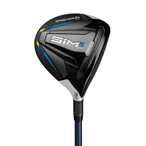 Taylor Made SIM2 Max 3HL Wood 16.5* (Pro Launch Blue 65, Regular) Golf Club