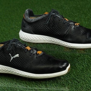 PUMA IGNITE PWRADAPT GOLF SHOES MENS 9, BLACK ~ 190581 02