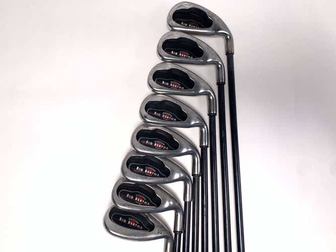 Callaway Big Bertha 2004 Iron Set 4-PW+SW RCH 75i Regular Graphite Mens RH
